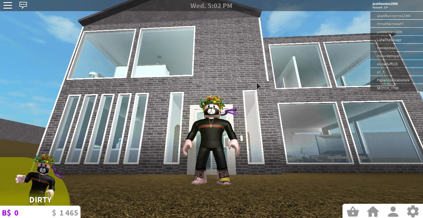 Build A Home On Roblox Bloxburg By Damienroblox - dirty game roblox
