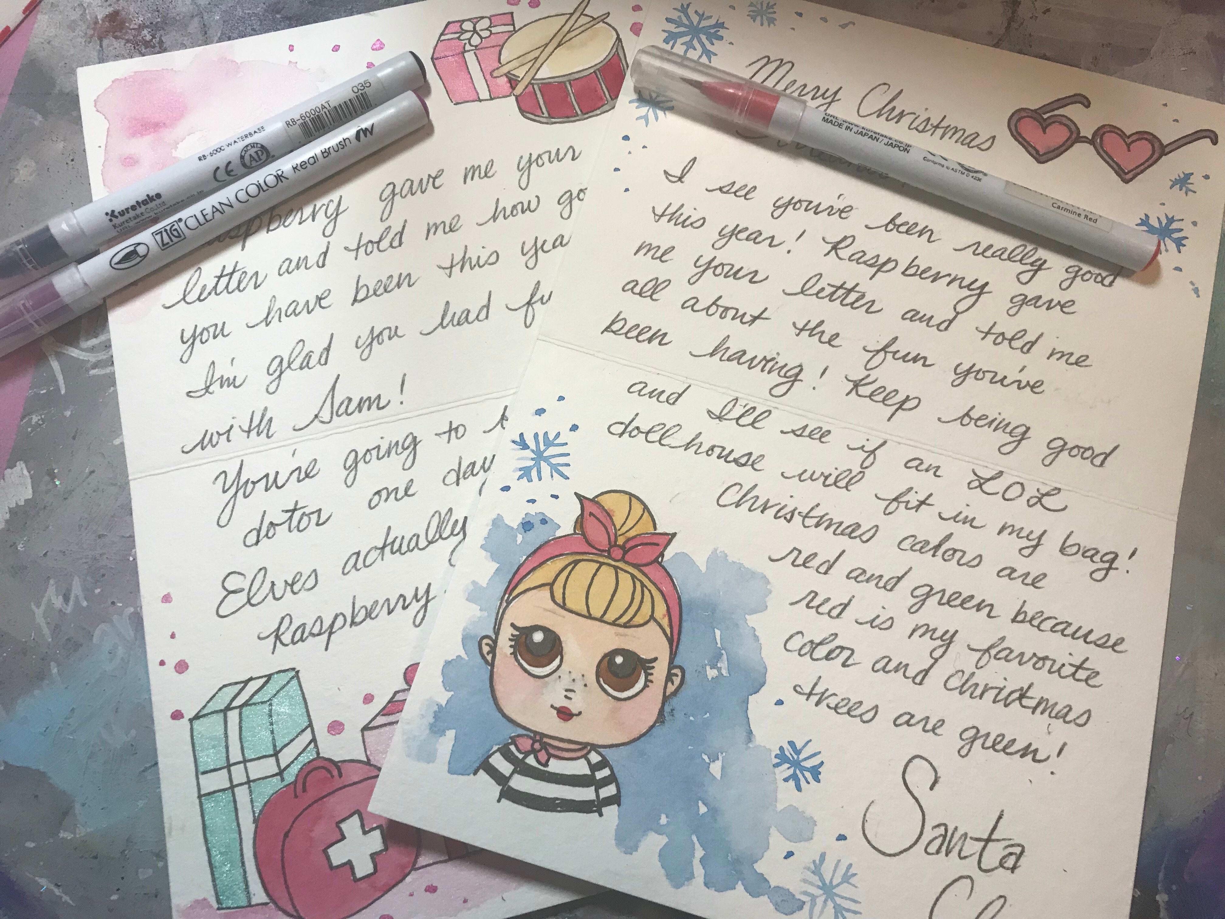 Hand Write A Letter From Santa By Hennavixen