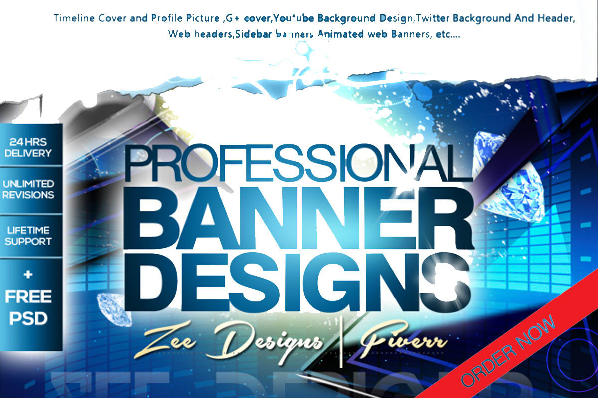 Do Design Facebook Banner Twitter Header Or Linkedin Banner By