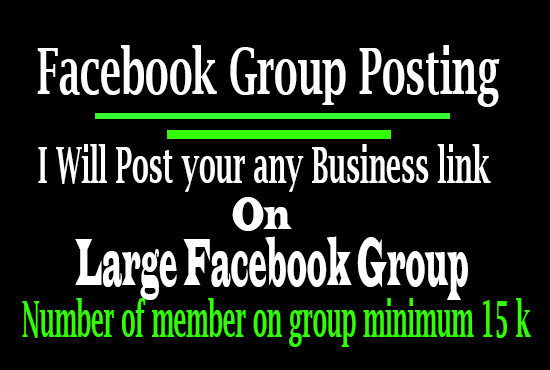 share and promote your any  business link on  usa, UK fb group