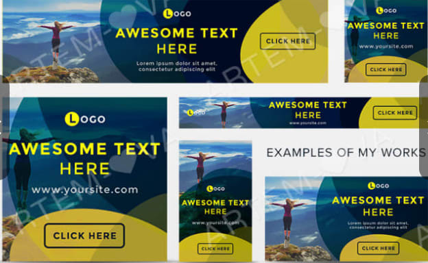 Design Pro Web Banner Ads Header Covers By Flipsycr8ve