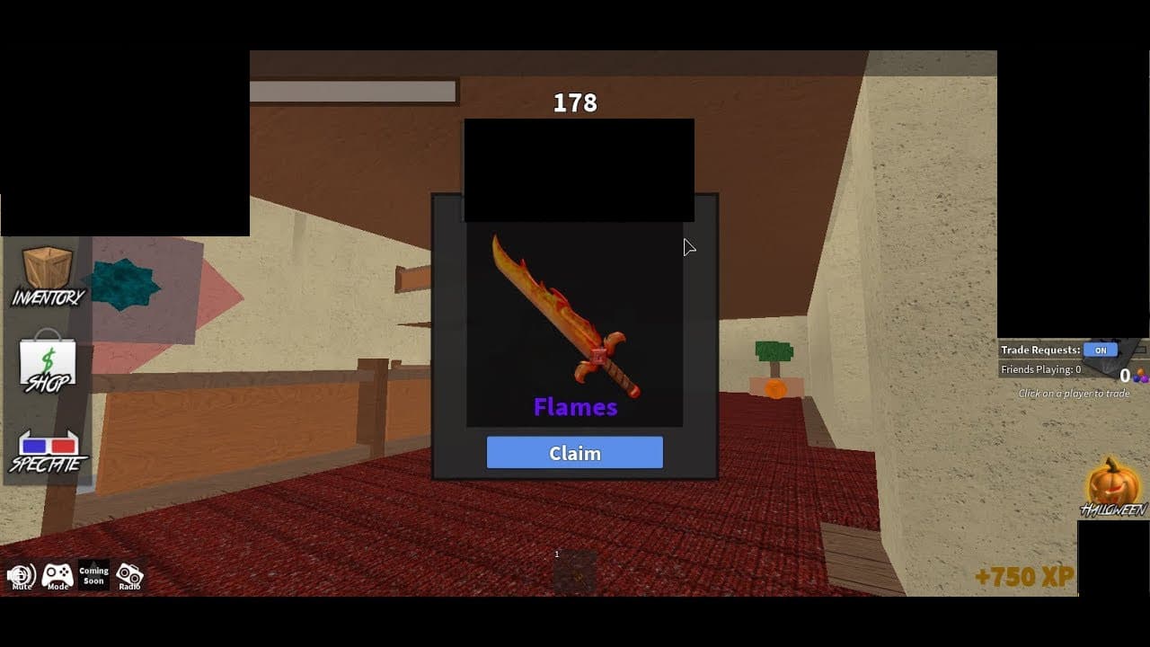 Give You Flames Item By Mm2 Weapons - mm2 tides roblox