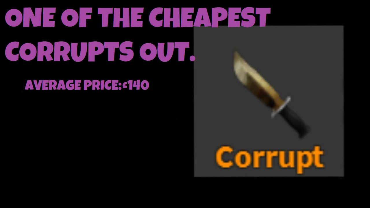 Give You Corrupt Knife By Mm2 Weapons