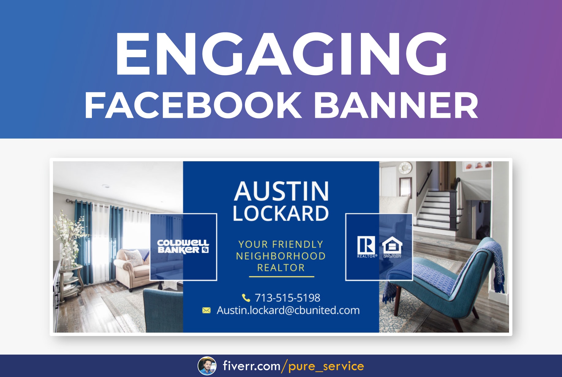 Design Engaging Facebook Business Banner By Pure Service