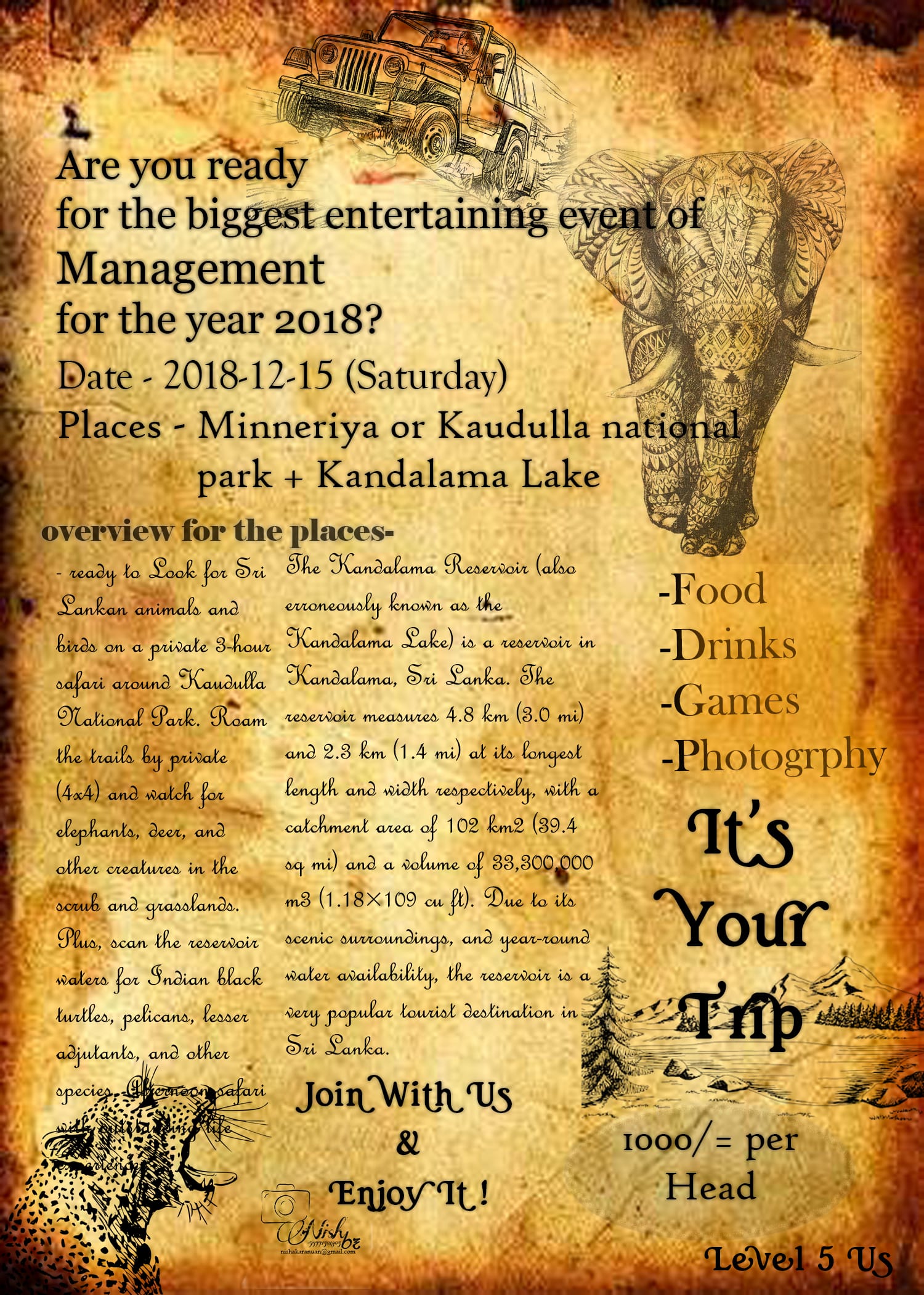 Make Your Event Poster By Nishakaranuwan