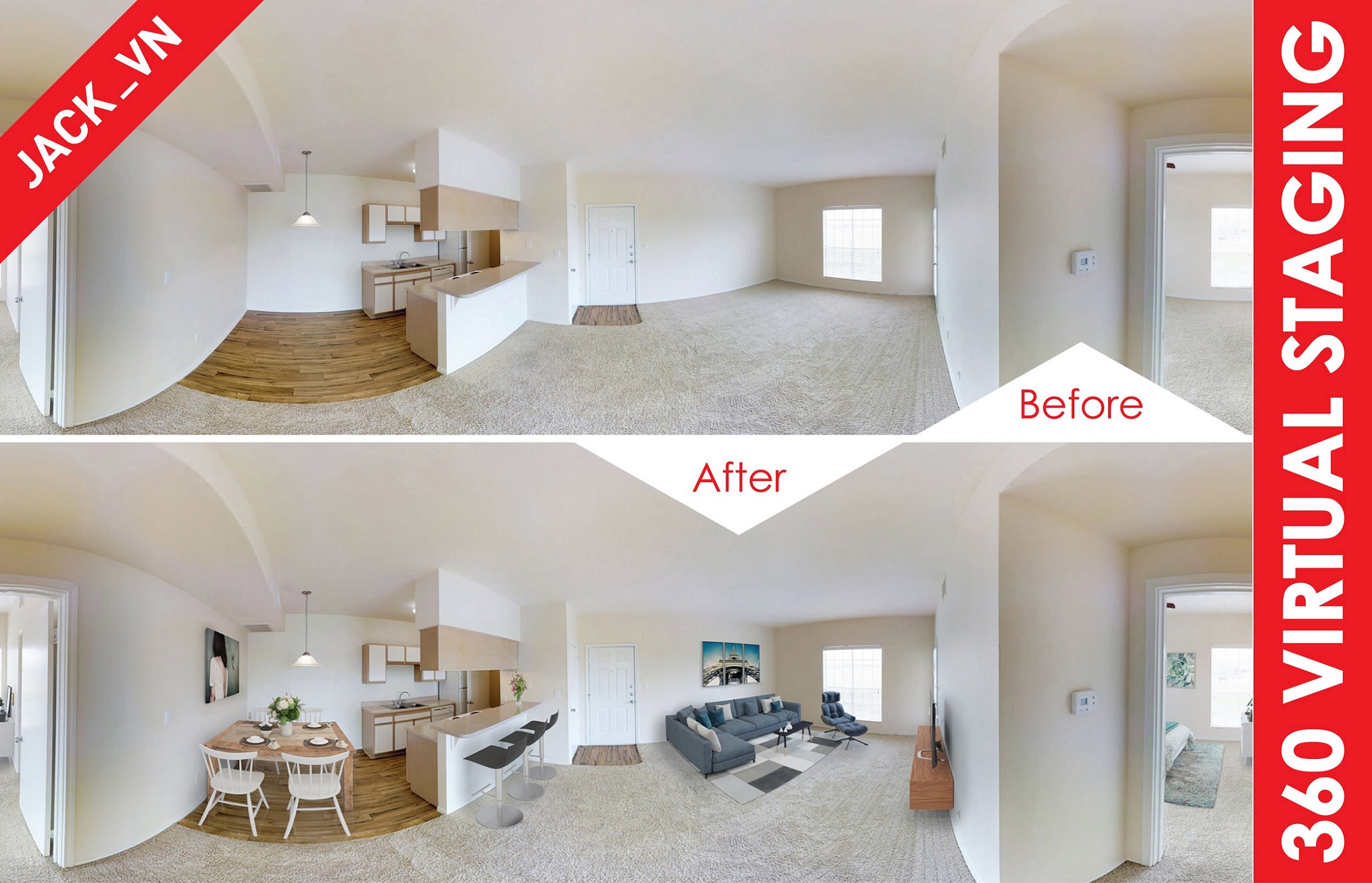 360 Virtual Furniture Staging By Jack Vn