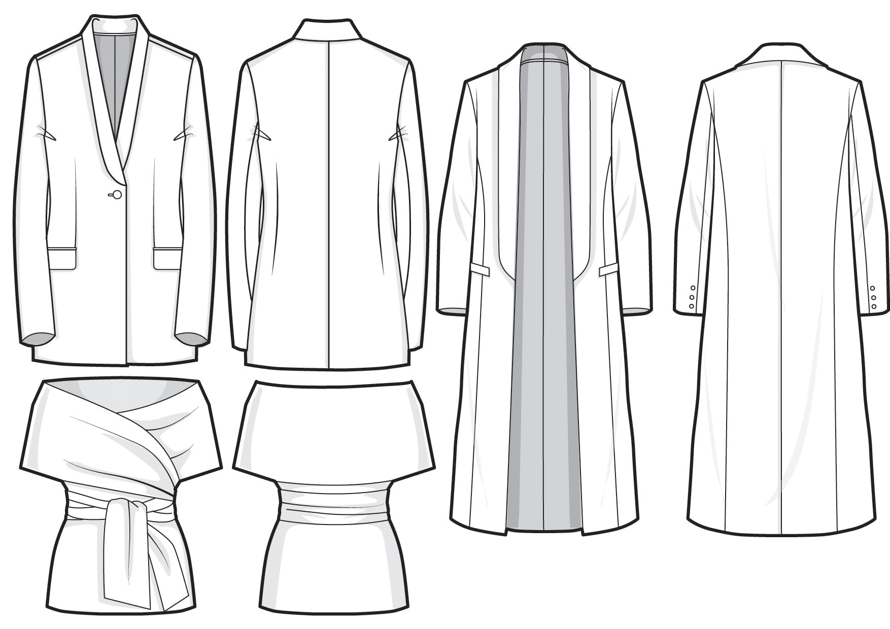 Garment 2025 technical drawing