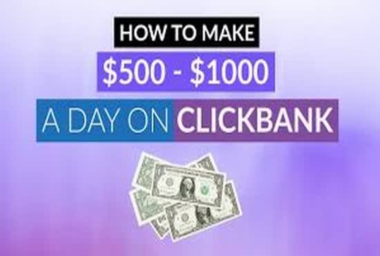 Teach How To Get Clickbank Sales 1100 Usd A Week Value 197 By Forsanyelp Fiverr