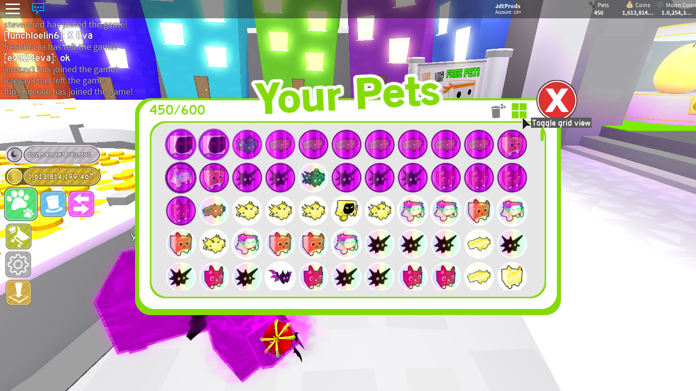 Selling You Rare Pets In Roblox Pet Simulator By Jdtprods - roblox free rare accounts