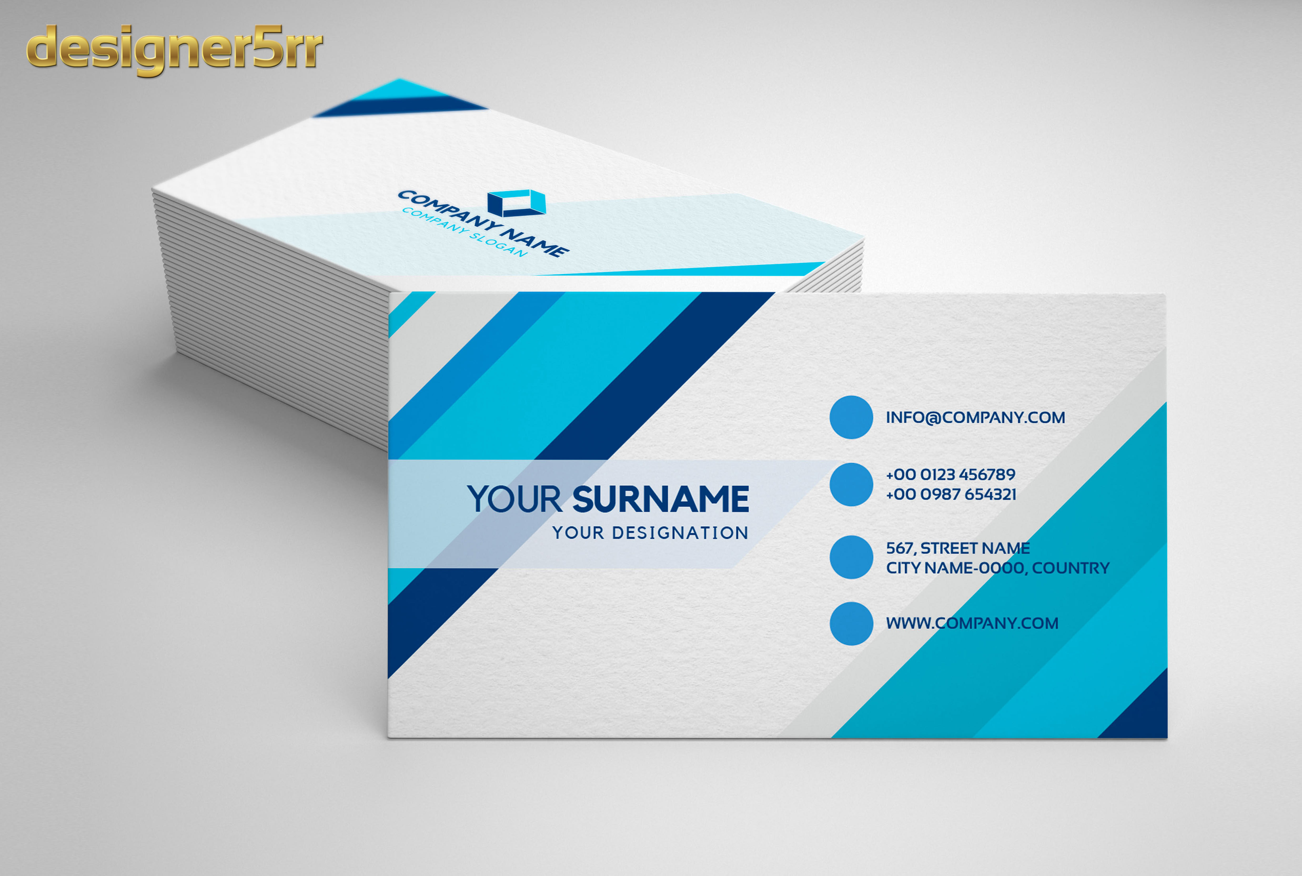 Design Unique Modern Professional Business Card By Designer5rr