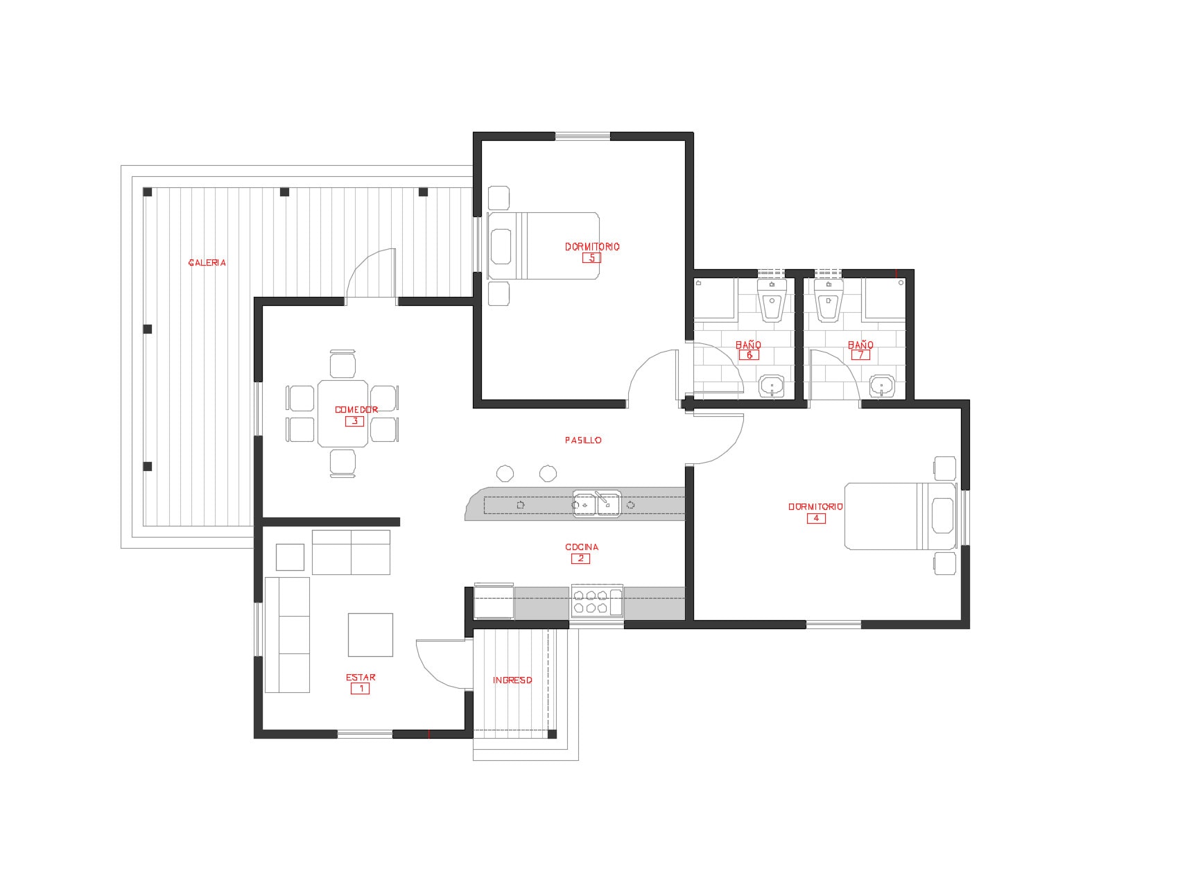 Convert 2d Floor Plan Sketches Etc To Autocad By Gbarba1797 Fiverr