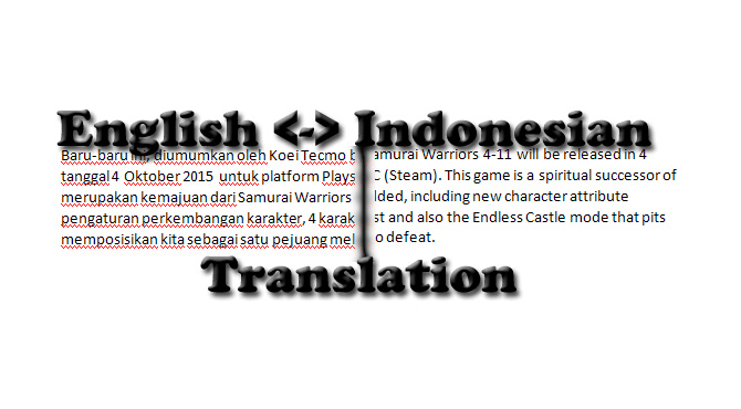 Translate English To Indonesian Vice Versa By Darkro90 Fiverr