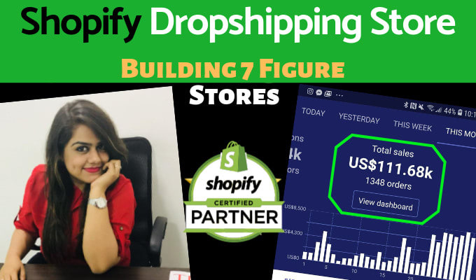 Create A Beautiful Shopify Dropshipping Website Store By Sonarish Fiverr