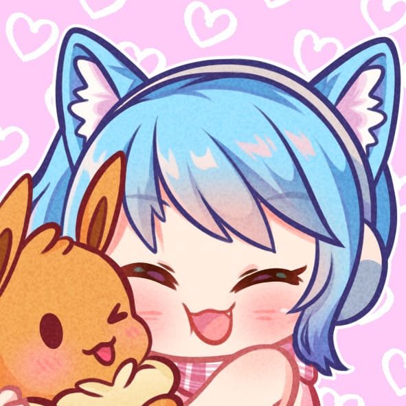 Cute Chibi Cat Girl Icon