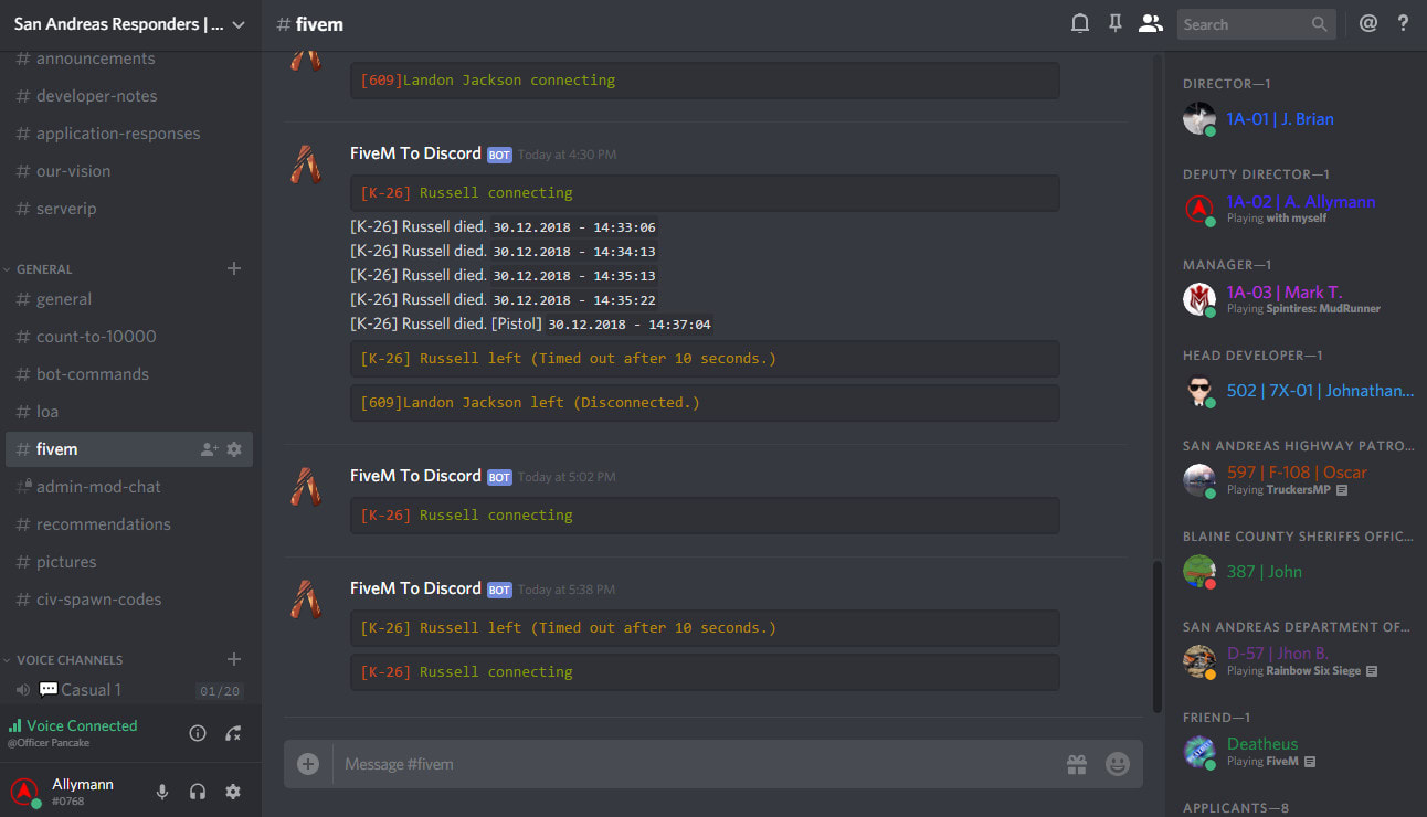 Create A Fully Complete Fivem Discord Server For You By Riadsrailway