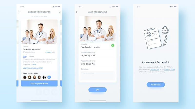 DocOnline Doctor App, Online Doctor Appointment App