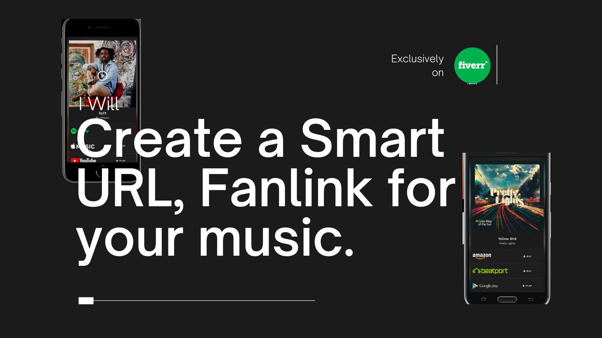 Create a smart url, fanlink for your music by Officialdjsid | Fiverr