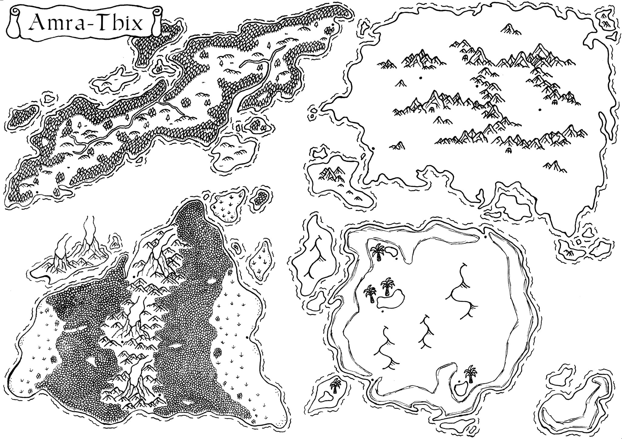 Drawing A Fantasy World Map Draw your fantasy world map by Clrcreations