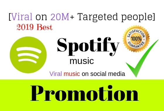 spotify music promotion with millions of social fans