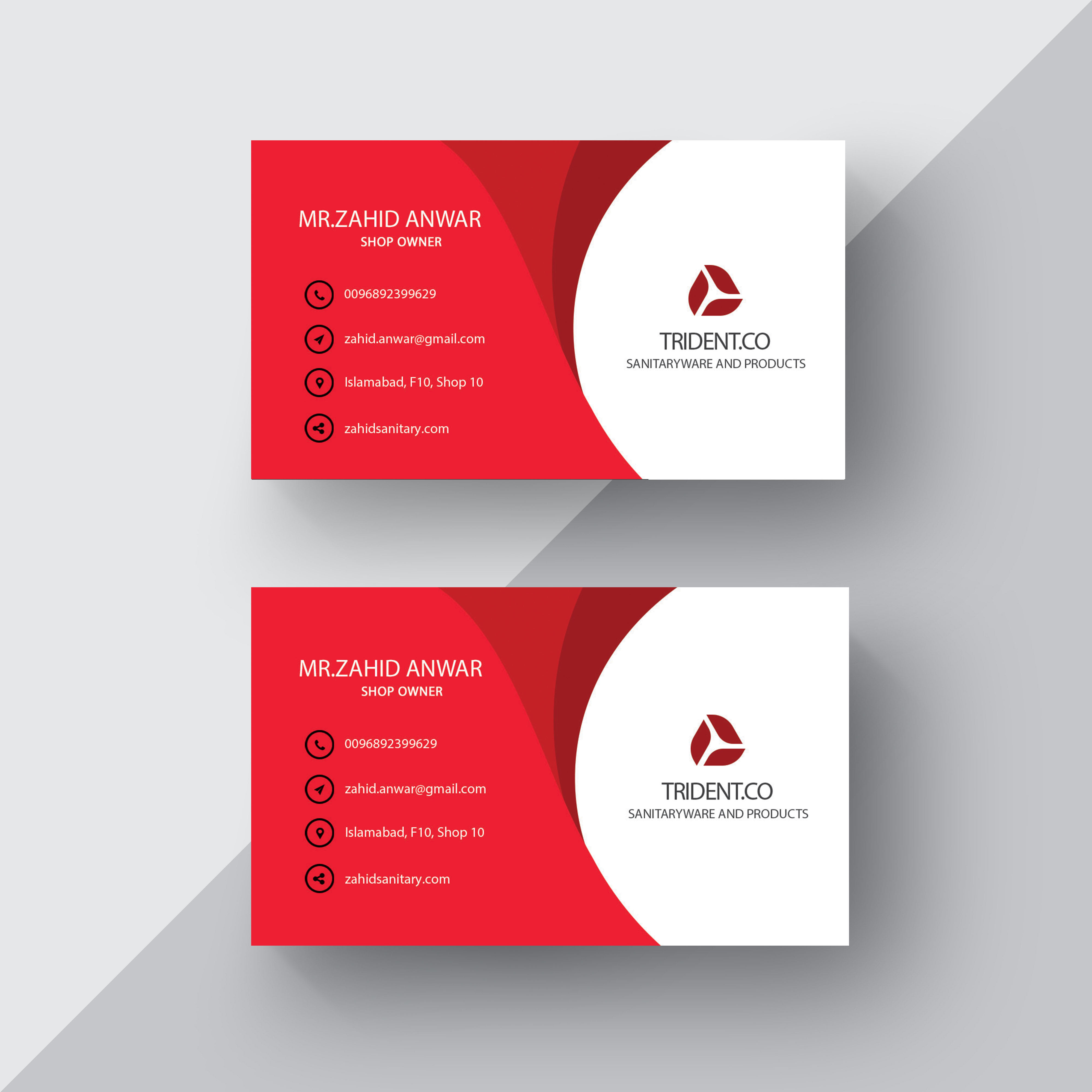 Business Card Design And Card Design By Alishahid123 Fiverr