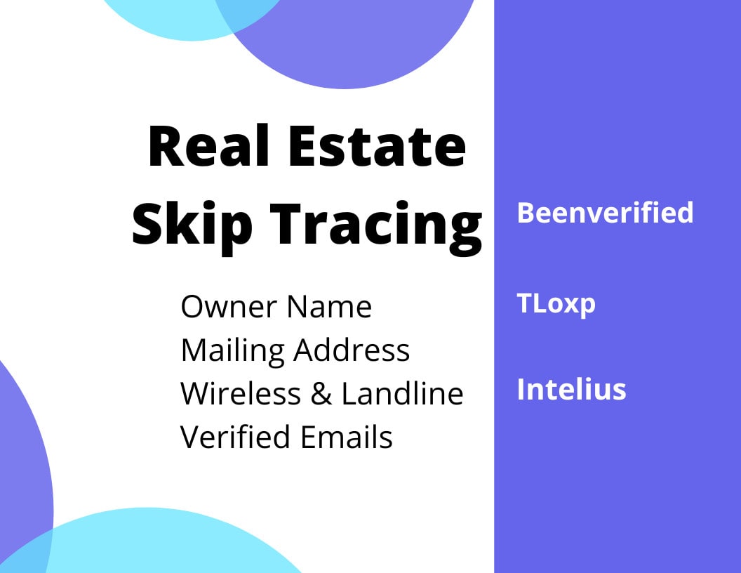 provide skip tracing for real estate investors