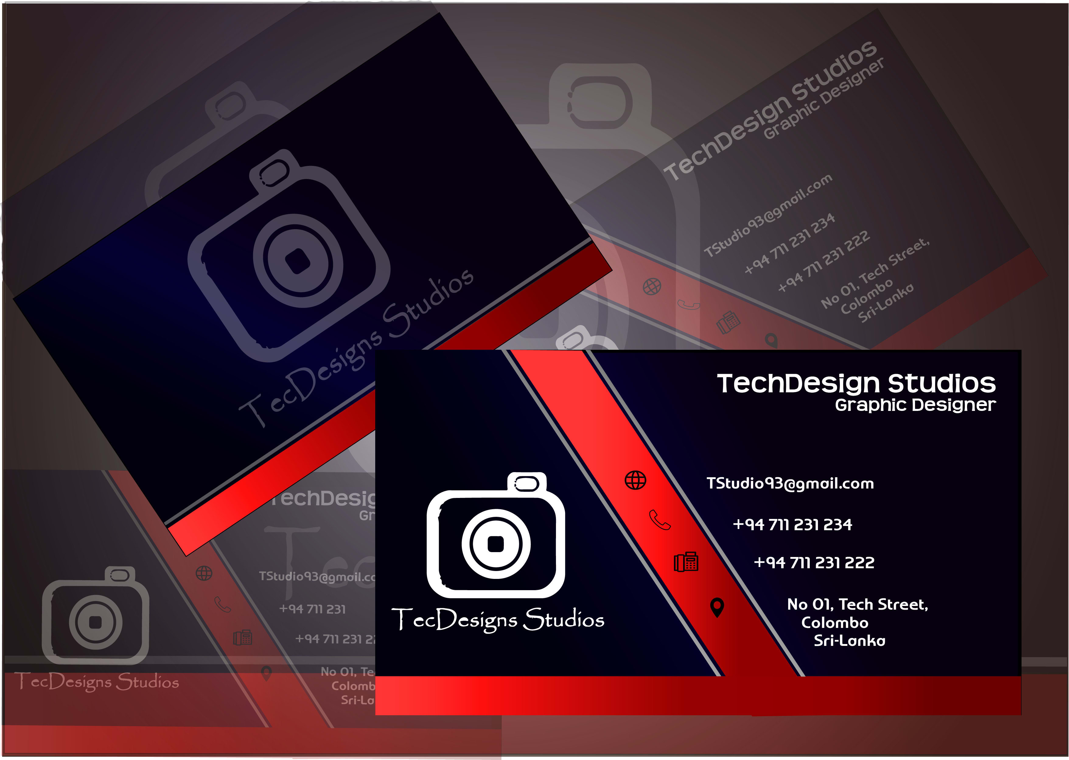 Design You Professional Business Cards And Personal Cards By Tecdesign98