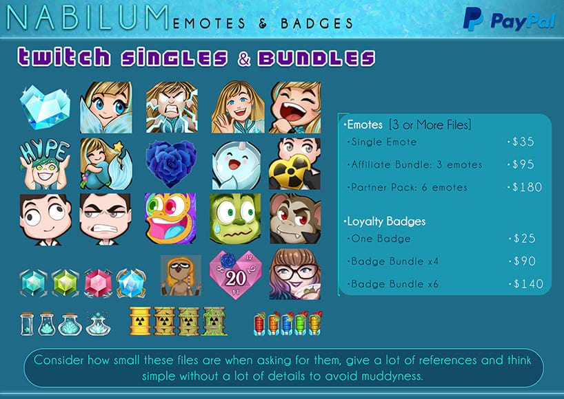 Create Twitch Sub And Cheer Badges For You By Nabilum Fiverr