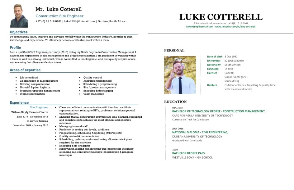 Updating Or Creating Your Cv And Cover Letter By Lukecotterel599 Fiverr