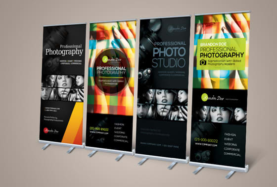 Outstanding Modern Standee Poster Banner Designs By Soorej1