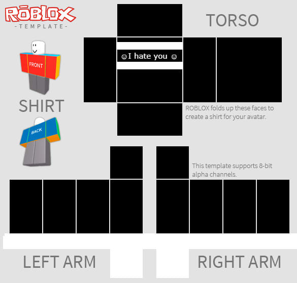 Make You A Roblox Shirt By Te Dino - i hate you roblox