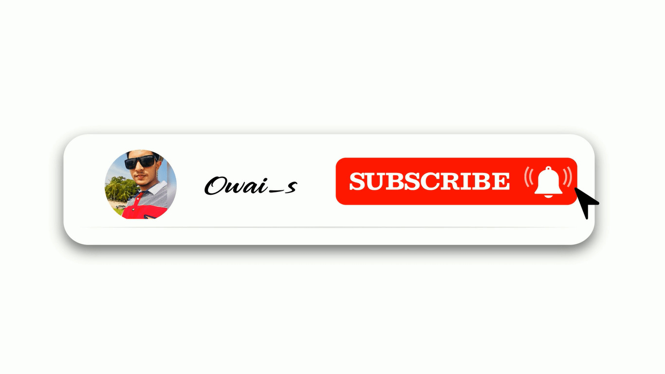 Create your youtube subscribe animation button by Owai_s | Fiverr