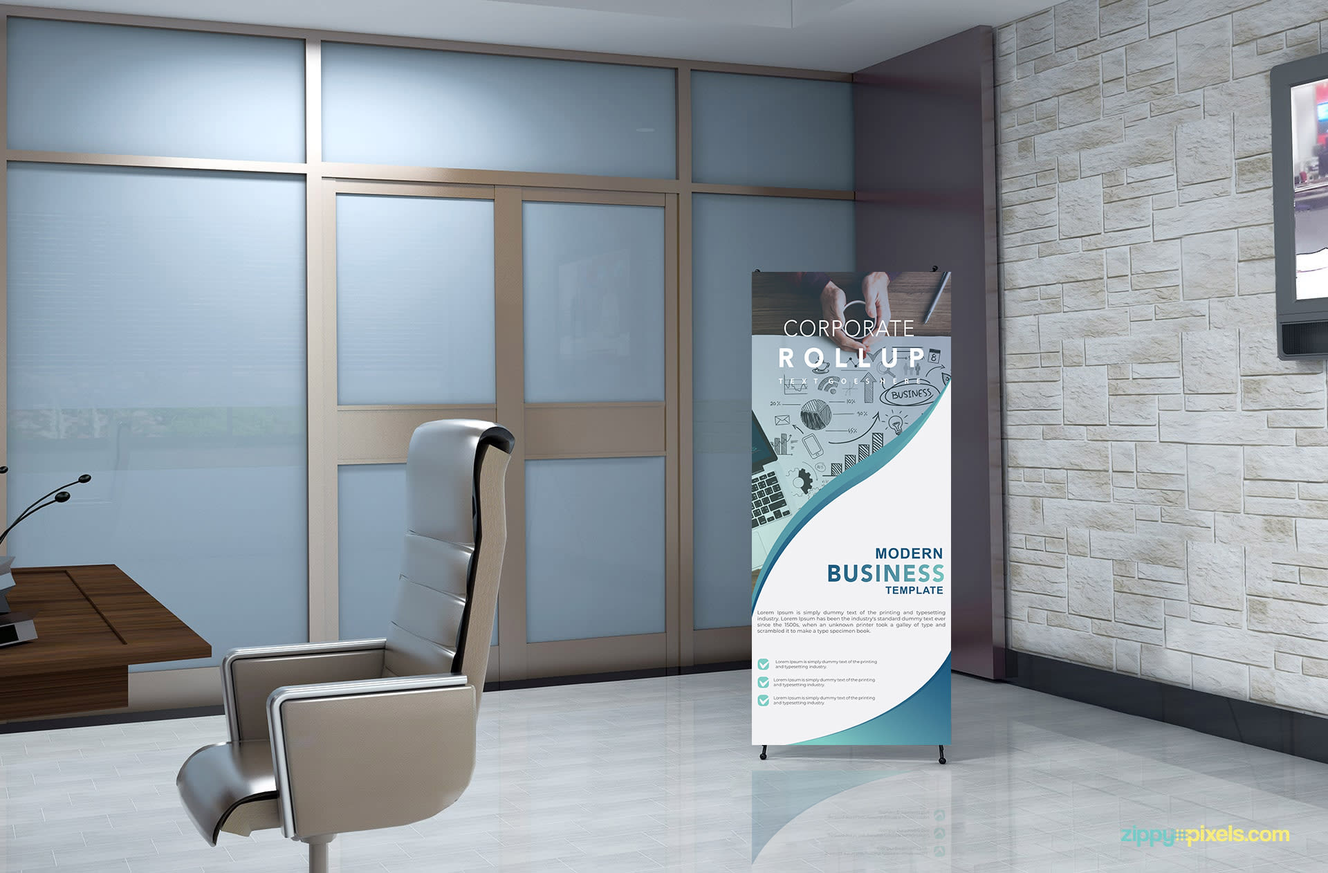 Design Roll Up Retractable Pull Up Banner In 6 Hours By