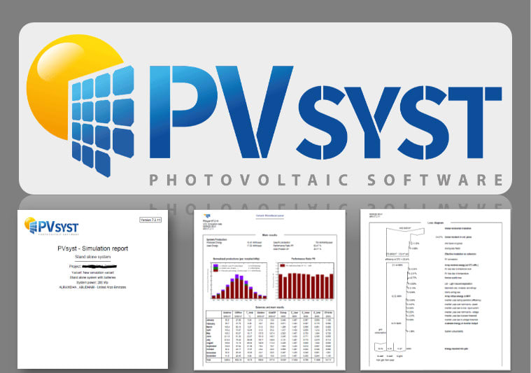 design your solar energy pv system via pvsyst software