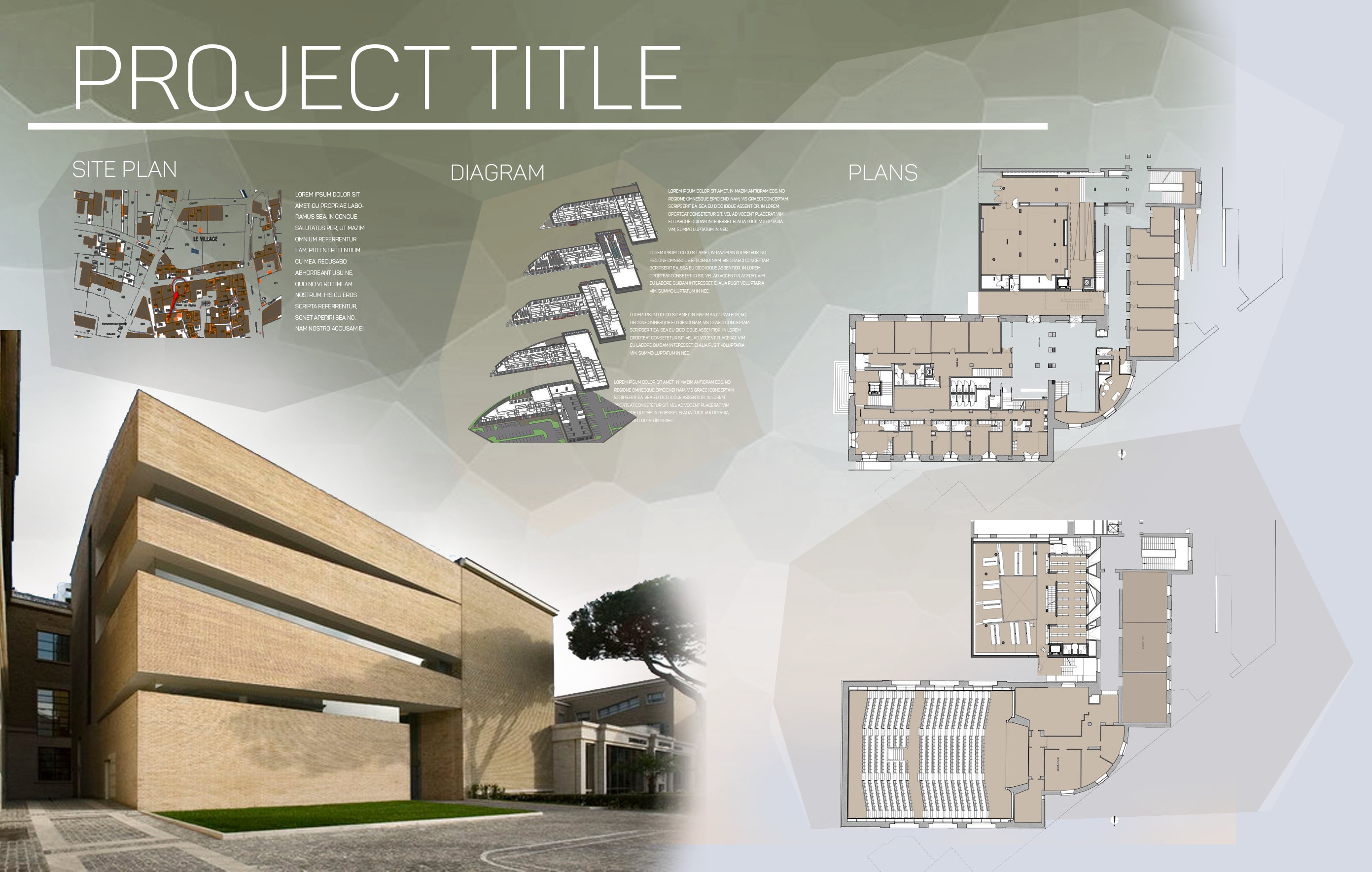 Presentation Board Layout Architecture Photoshop House Ideas