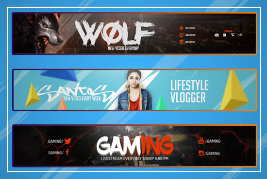 Make Professional Youtube Banner By Rahaduljihad