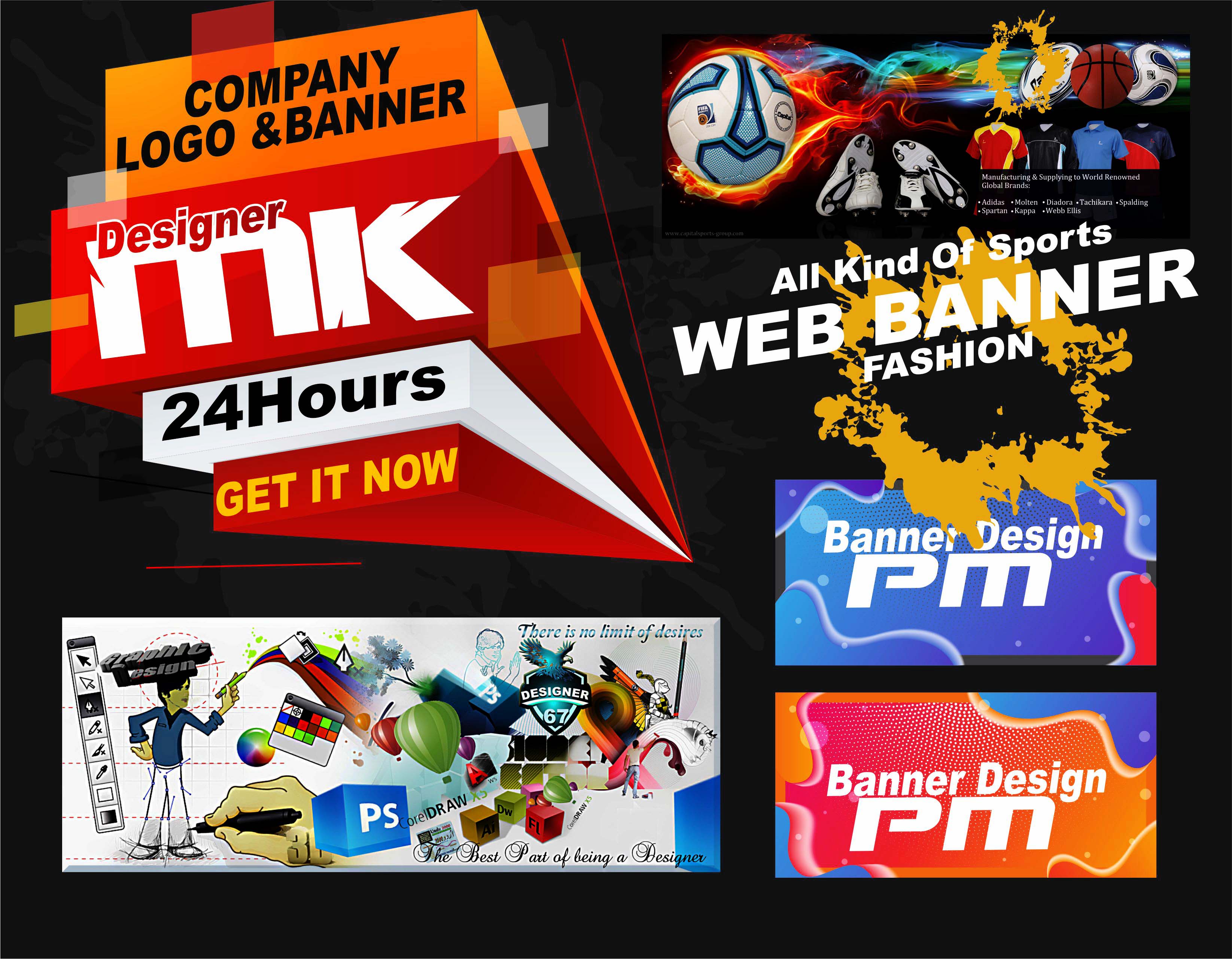 Design Web And All Kind Of Sports Banner By Wiker67