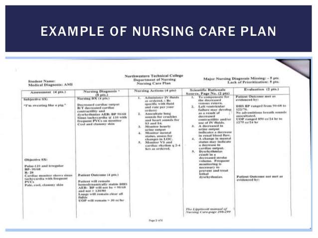 Develop A Nursing Care Plan By Jos San