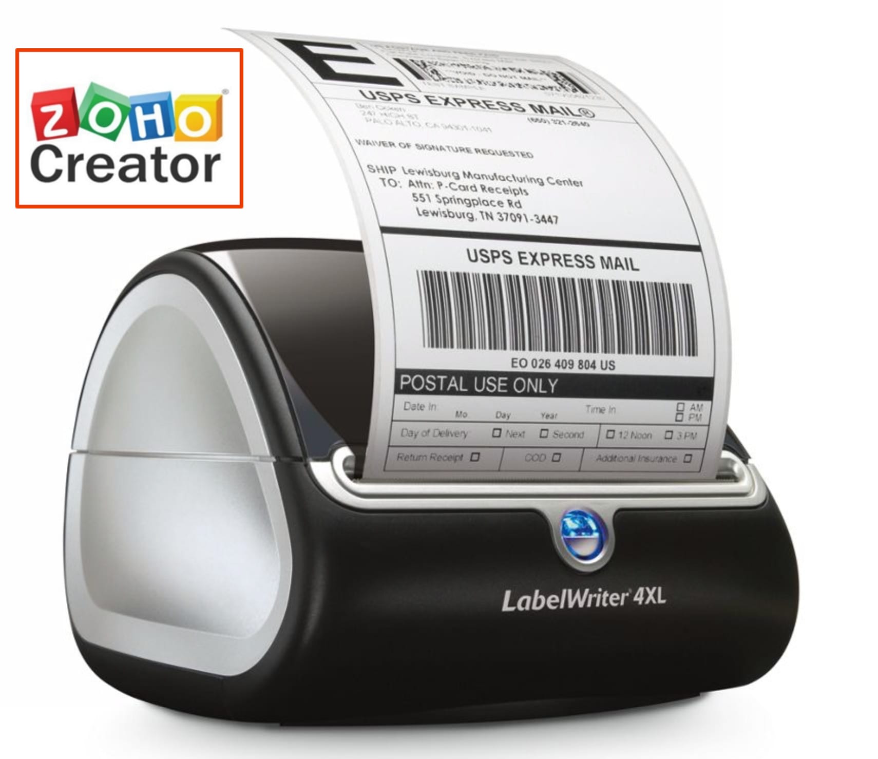 dymo label maker barcode