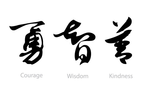 simple chinese calligraphy