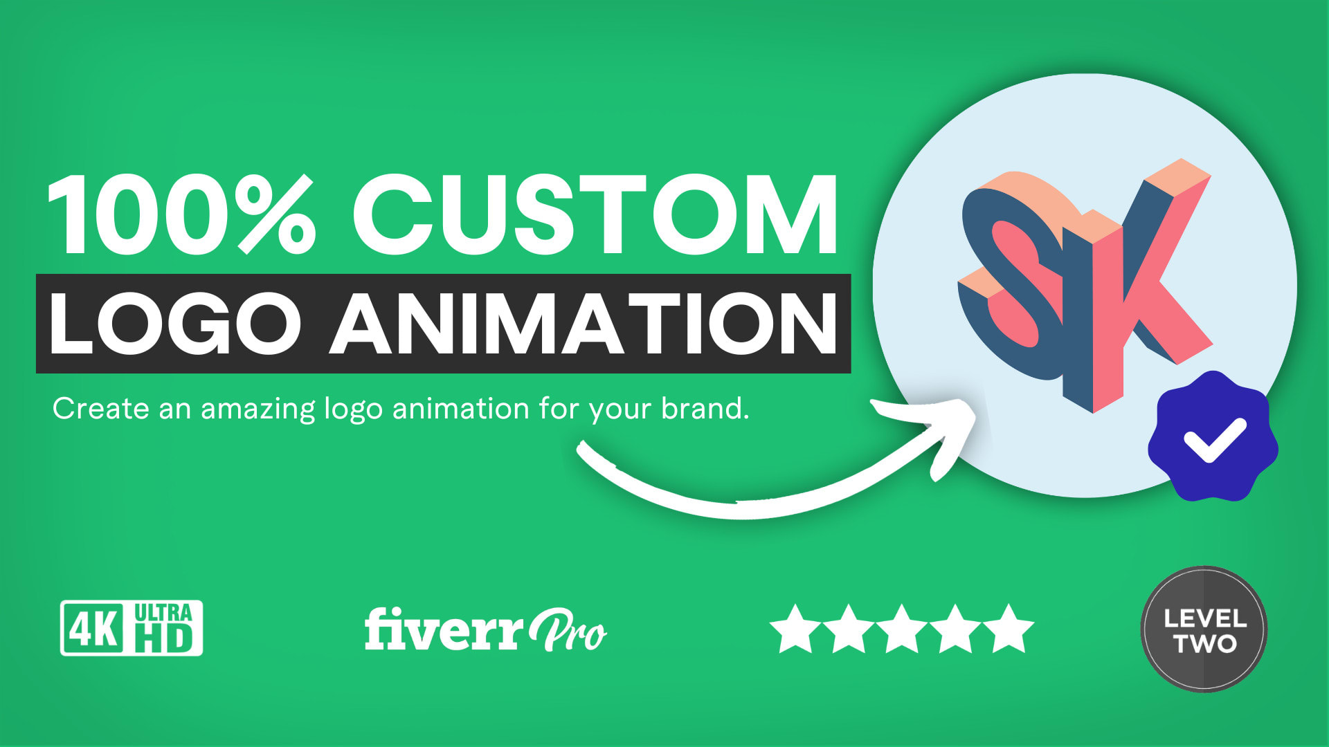 Create a custom intro outro logo animation by Stuartkets Fiverr