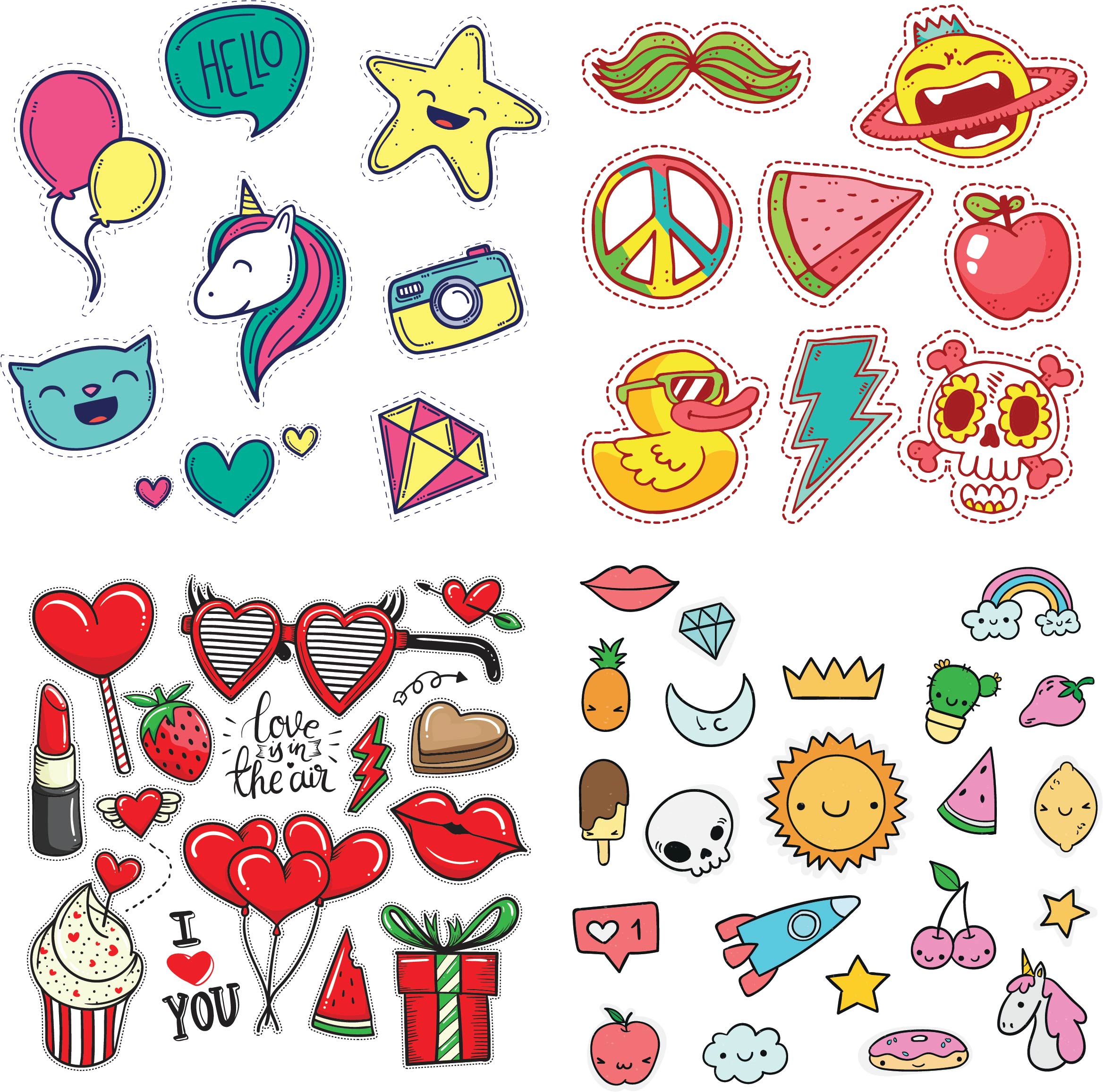 Sticker thiết kế dễ thương sticker cute design Cho bất kỳ dịp nào