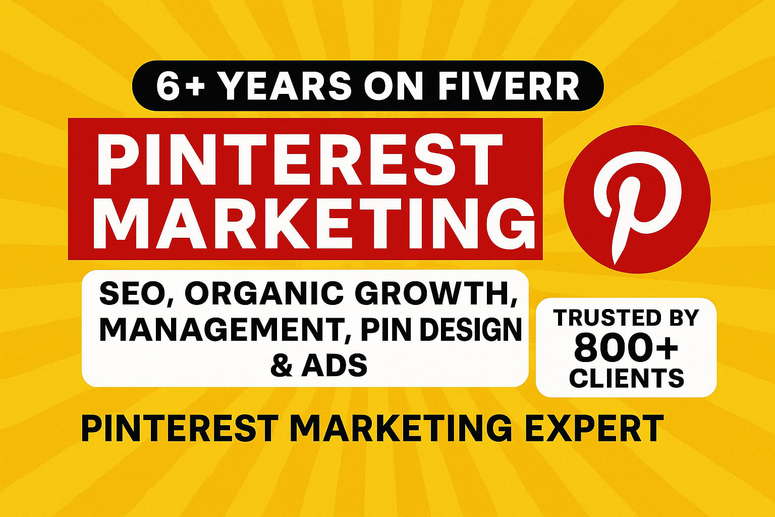 Pinterest optimization gig preview - professional setup