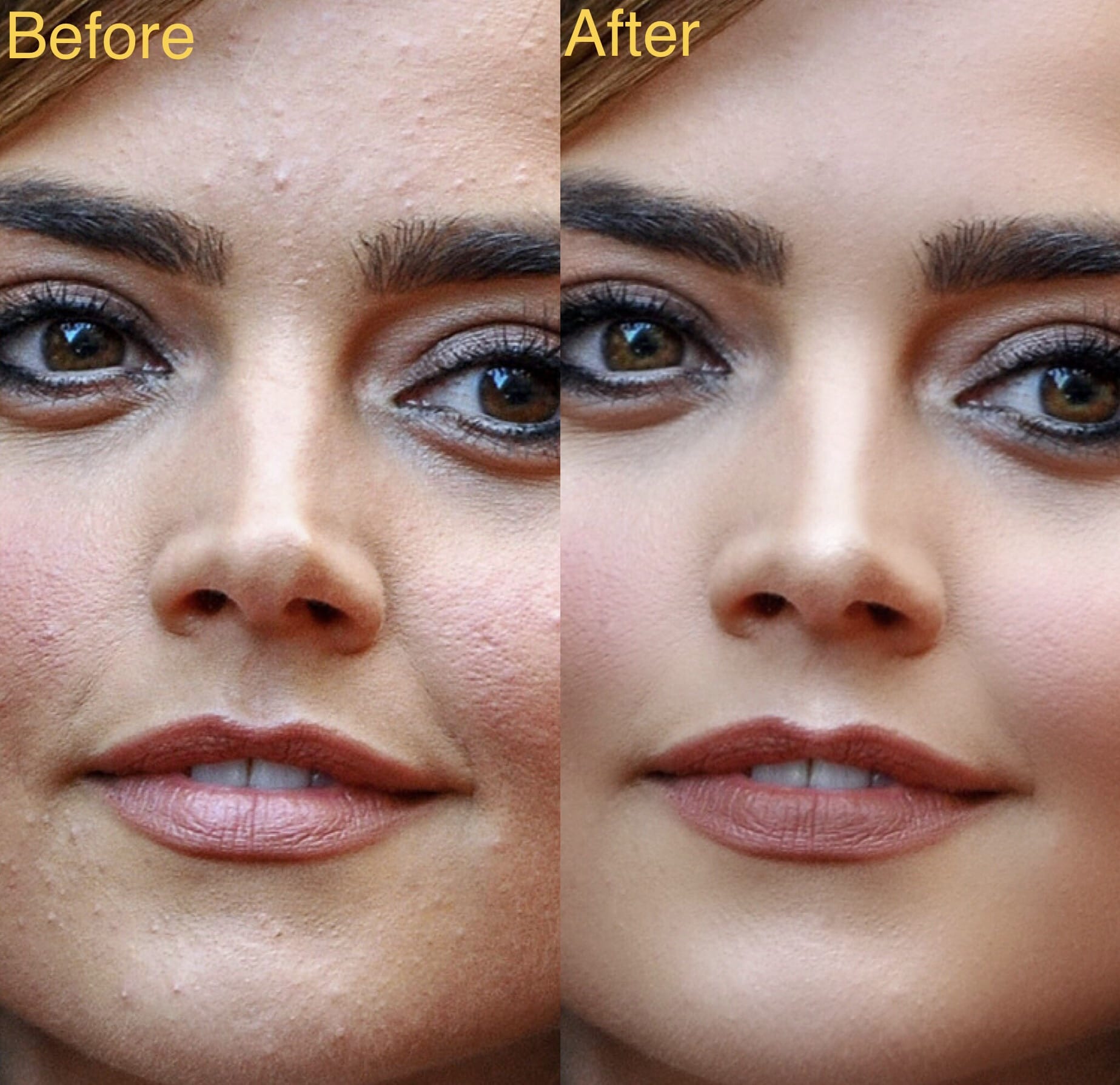facetune before and after