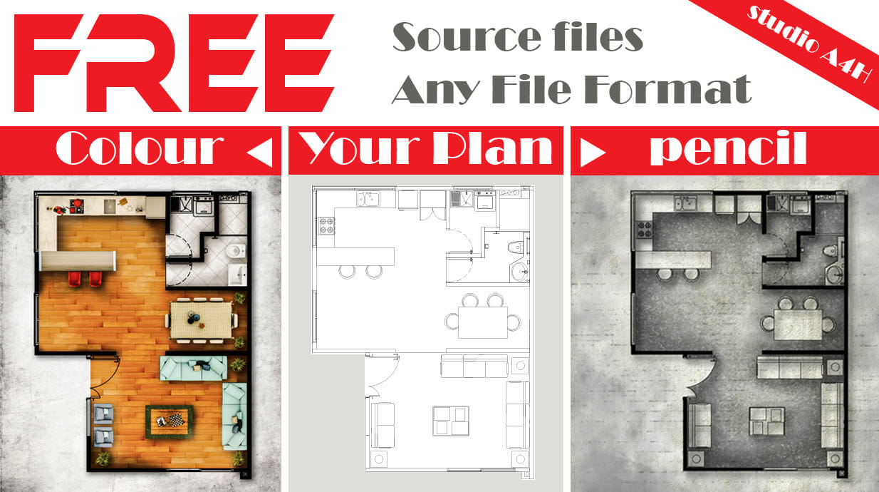 Visualize your floor plan by Abdullahbakr | Fiverr