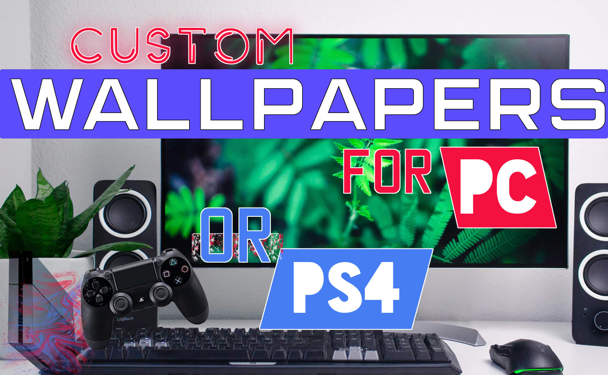 Create a custom pc or ps4 wallpaper by Semmie1000 | Fiverr