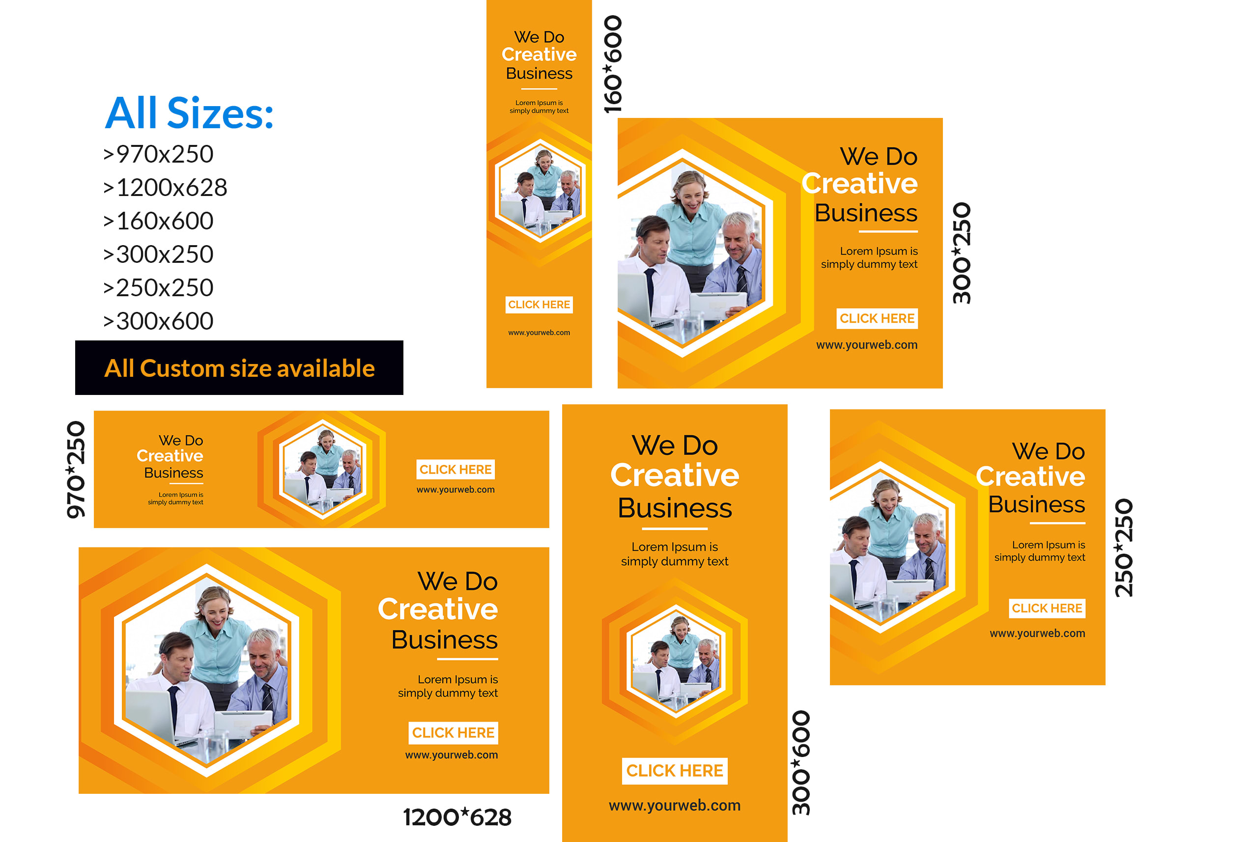 Design Any Size Banner For Ads By Panjiatec