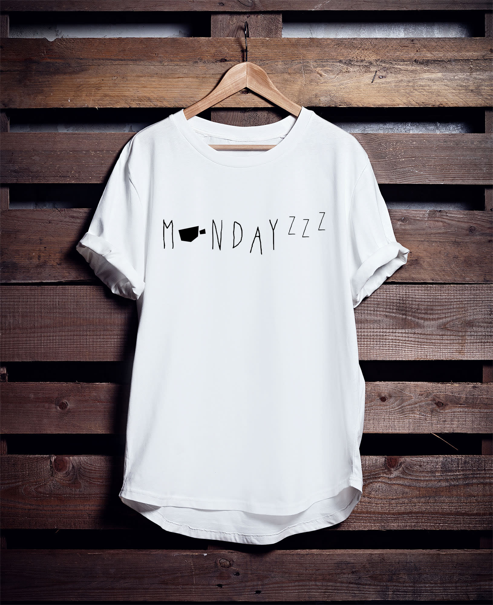 A t-shirt design minimal but creative