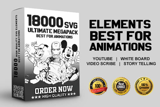 Download Provide 18000 Svg Png Elements Best For Animations By Seocookies Fiverr