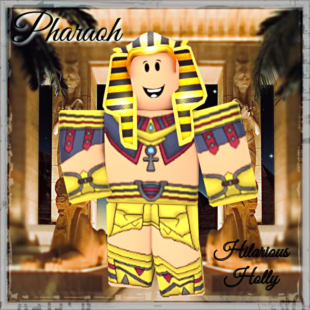 Provide You With A Gfx Of Your Roblox Character For Youtube By Thevoiceoverman Fiverr - roblox pharaoh shirt