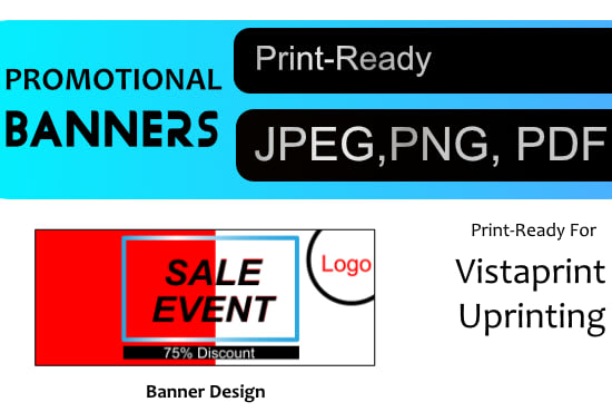 Design Print Ready Promotional Banners By Lydesignservice
